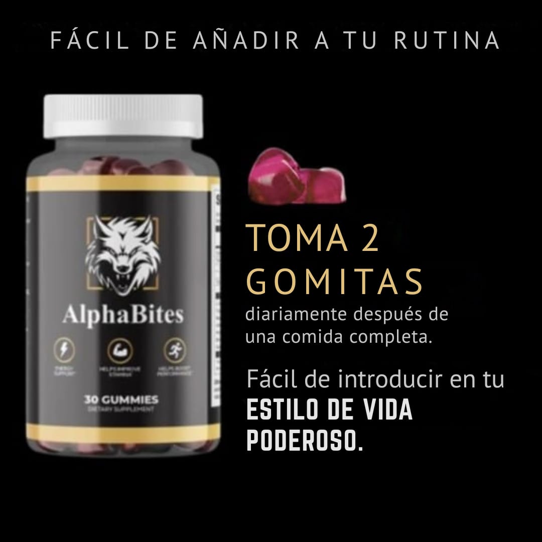 ALPHABITES™ | 7 en 1 potenciador del óxido nítrico